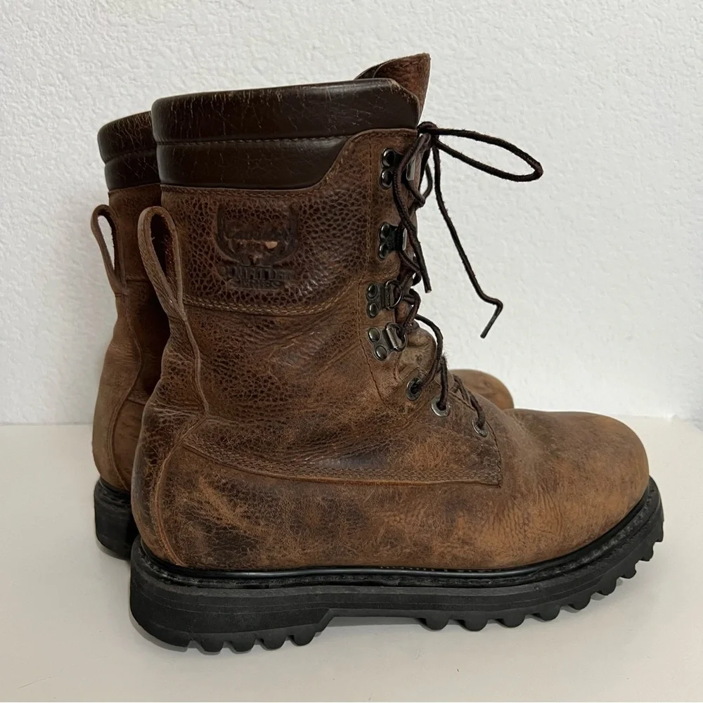 Cabela's Brown Leather Work Boots Thinsulate Goretex & Goodyear Outsoles 9.5 D